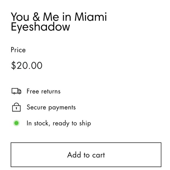 Brand New in Box Just Ximena You & Me in Miami Eyeshadow - Picture 5 of 5